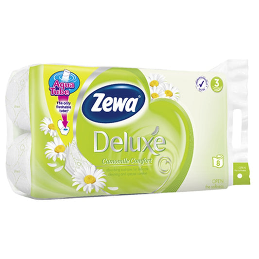 Zewa Deluxe Hartie Igienica Musetel 3 Straturi 8 bucati