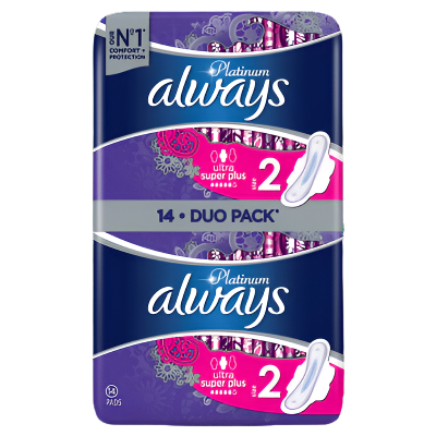 always Absorbante Platinum Super Duo 14 bucati