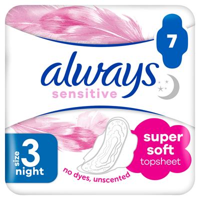 always Sensitive 7 Absorbante Noapte Nr. 3
