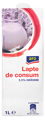 aro Lapte Consum 3.5% grasime 1 L