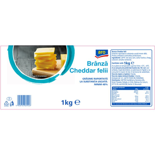 aro Chedar Felii 1 Kg