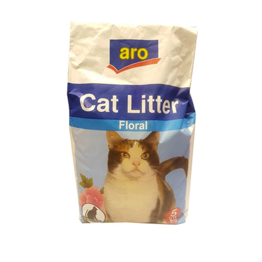 aro Nisip pentru Pisici cu Parfum Floral 5 Kg