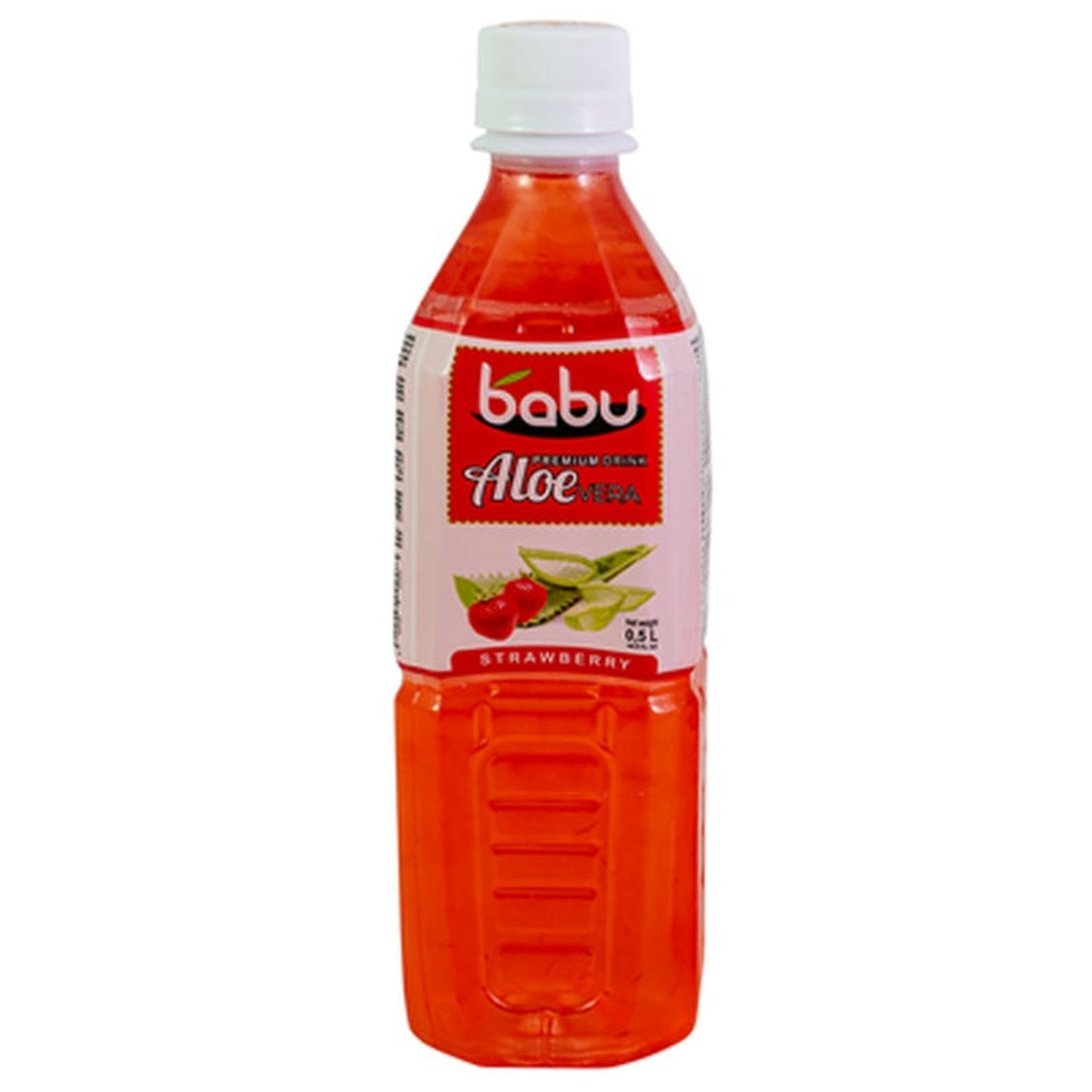 babu Bautura Racoritoare Aloe Vera si Capsuni SGR 500 ml