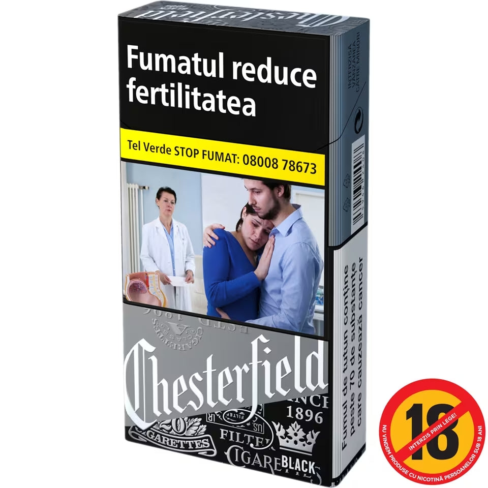 Cartus Chesterfield Black 100s - WALTI