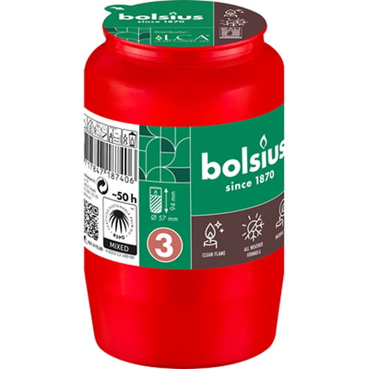 bolsius Rezerva Candela APX 50 H Rosu