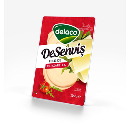 delaco DeSenvis Mozzarella Felii 100 g
