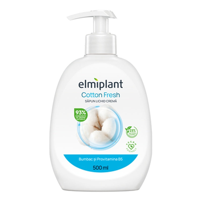 elmiplant Sapun Lichid Bumbac și Provitamina B5 500 ml