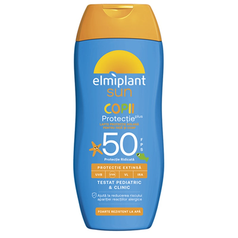 elmiplant sun Lotiune Protectie Solara Copii SPF50 200 ml