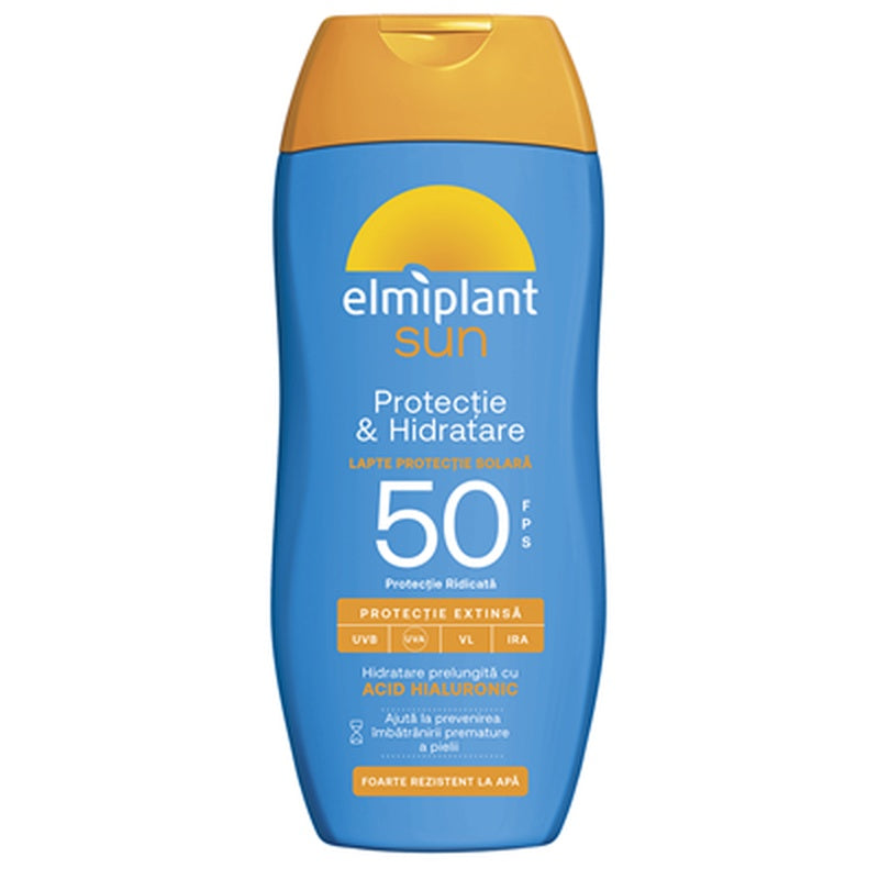 elmiplant sun Lotiune Protectie Solara & Hidratare SPF50 200 ml