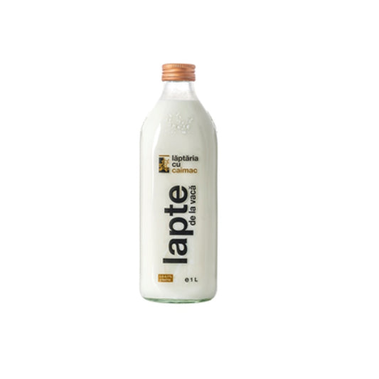 laptaria cu caimac Lapte Proaspat Minim 3.8% 1 L