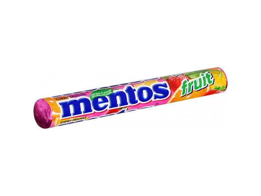 mentos Bomboane Gumate Fruit Chewy Dragees 38 g - WALTI