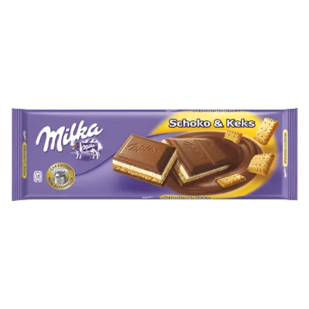 milka Ciocolata cu Biscuiti 300 g