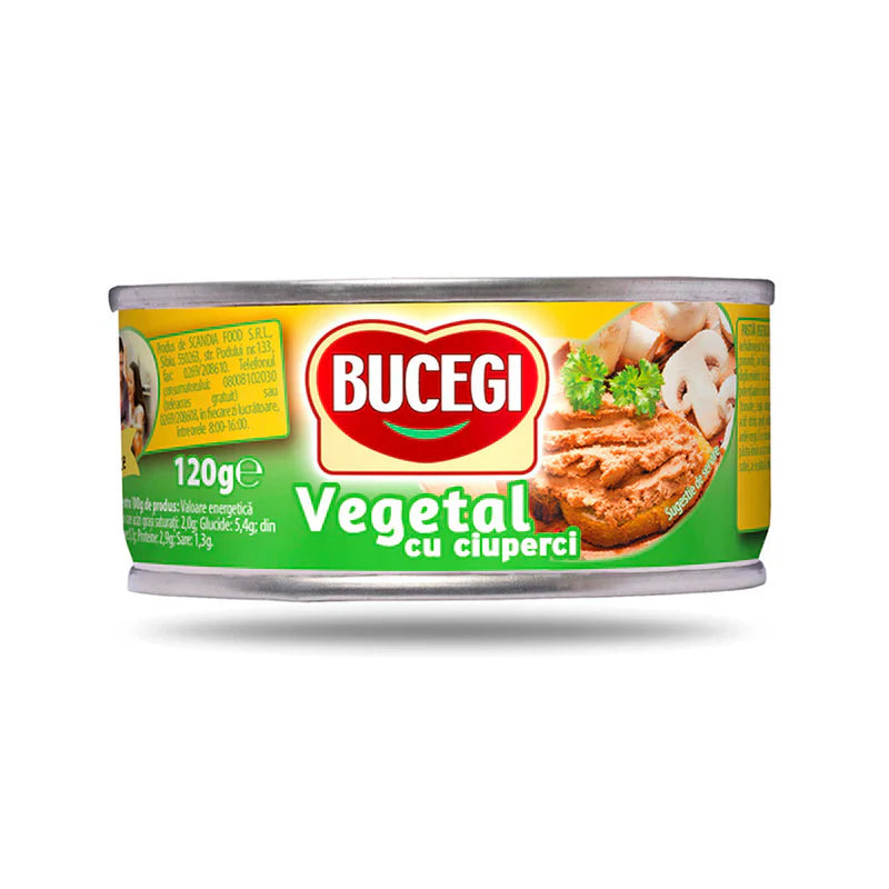 Bucegi Pate Vegetal Ciuperci  120 g - WALTI