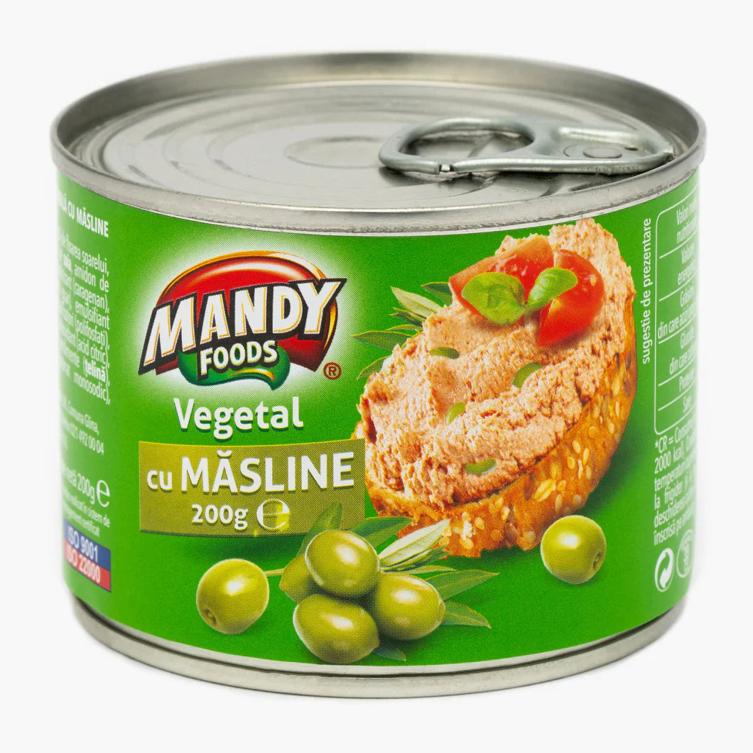 MANDY Pate Vegetal Masline 200 g - WALTI
