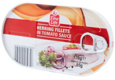 Fine Life Hering File In Sos Tomate 3 x 170 G - WALTI