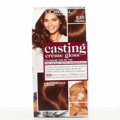 L'OREAL CASTING Creme Gloss Vopsea de Par Nuanta 535 Ciocolata 100 ml - WALTI