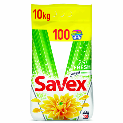 SAVEX Parfum 2in1 Fresh Detergent Rufe 10 Kg - WALTI
