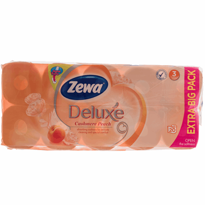 Zewa Deluxe Hartie Igienica Peach 3 Straturi 20 bucati - WALTI