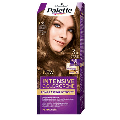 Palette INTENSIVE COLOR CREME Vopsea de Par Nuanta G4/LG5 Ciocolatiu Stralucitor 110 ml - WALTI