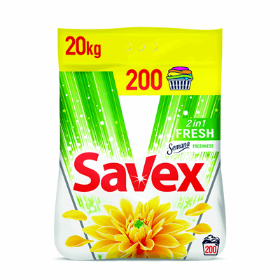 SAVEX Parfum 2in1 Fresh Detergent Rufe 20 Kg - WALTI