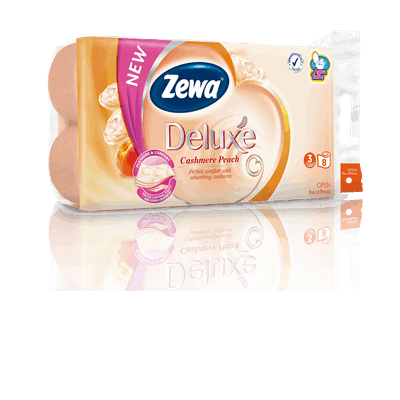 Zewa Deluxe Hartie Igienica Piersica 3 Straturi 8 bucati - WALTI