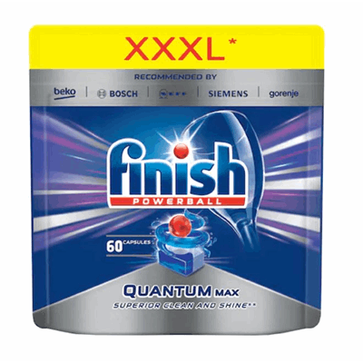 finish Detergent Capsule Masina de Spalat Vase Quantum Max 60 bucati - WALTI