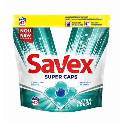 SAVEX Super Proaspat Detergent Rufe 42 Capsule - WALTI