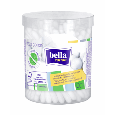 BELLA Betisoare Urechi 100 bucati - WALTI