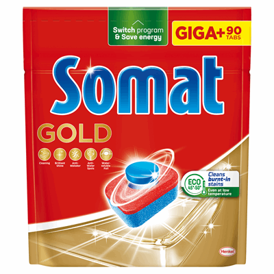 Somat Gold Detergent pentru Masina de Spalat Vase 90 Tablete - WALTI