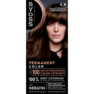 syoss Baseline Color Vopsea de Par Nuanta Chocolate Brown 115 ml - WALTI