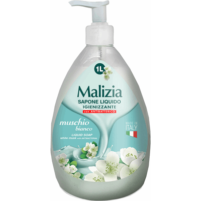 MALIZIA Sapun Lichid cu Parfum de Mosc Alb 1 L - WALTI