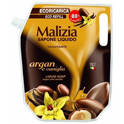 MALIZIA Rezerva Sapun Lichid cu Ulei de Argan 1 L - WALTI