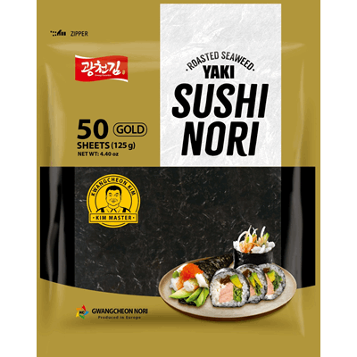 YAKI Sushi Nori 50 de Foi 125 g