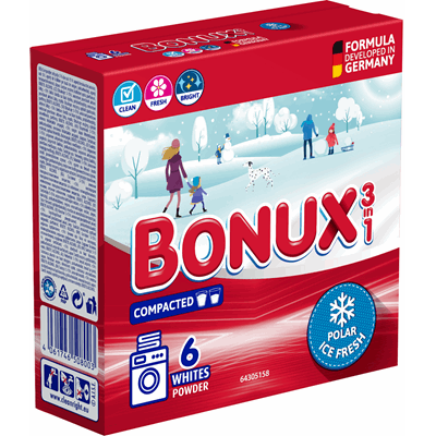 BONUX Ice Fresh Detergent Rufe 0,39 Kg