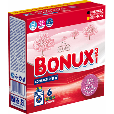 BONUX Pure Magnolia Detergent Rufe 0,39 Kg