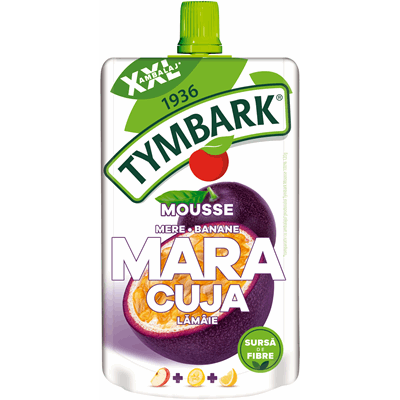 TYMBARK Mousse 100% Mere & Banane & Fructul Pasiunii & Lămâie 200 g