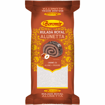 Boromir Rulada Royal Crema Alune de Padure 350 g