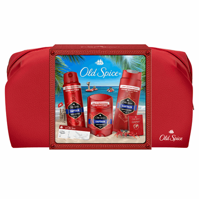 Old Spice Captain Set Cadou Geantă & Deodorant Stick & Spray & Gel Dus