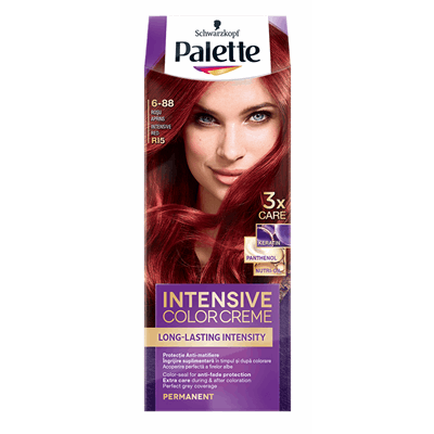 Palette Intensive Color Creme Vopsea De Par Nuanta RI5 Rosu Aprins 110 ml - WALTI