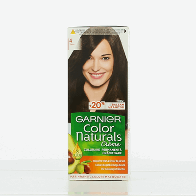GARNIER COLOR NATURALS Vopsea de Par Nuanta 4 Saten 100 ml - WALTI
