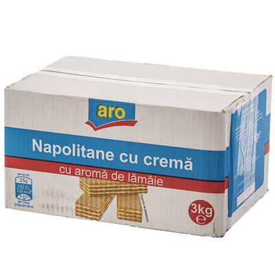 Napolitane cu Crema de Lamaie 3 Kg
