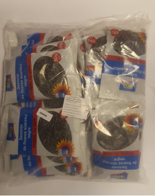 Seminte de Floarea Soarelui Negre Sarate 20 x 50 g