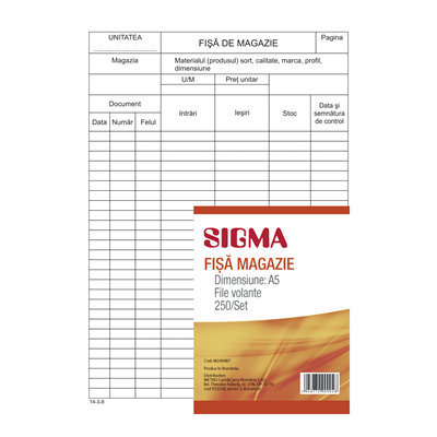 SIGMA Condica De Prezenta 3 x 30 File