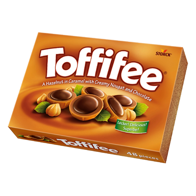 TOFFIFEE Pralina cu Aluna Invelita in Caramel si Ciocolata 400 g