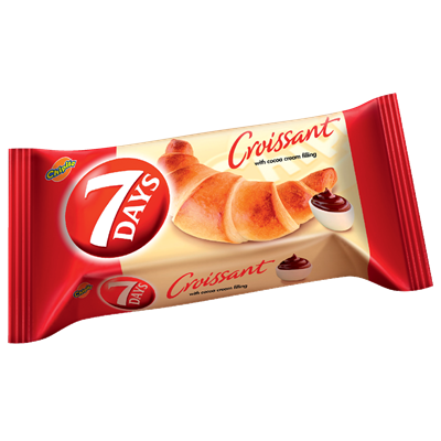 7 DAYS Croissant Cacao 30 x 60 g - WALTI