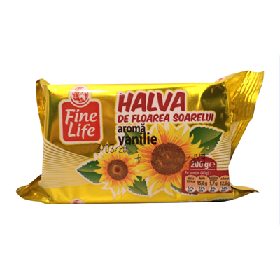 Fine Life Halva Floarea Soarelui Vanilie 200 g - WALTI
