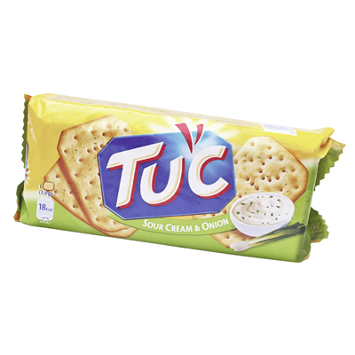 TUC Biscuiti Sarati cu Smantana si Ceapa 100 g - WALTI
