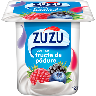 ZUZU Iaurt cu Fructe de Padure 125 g