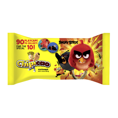 CHIPICAO Croissant cu Umplutura de Cacao 20 x 60 g - WALTI