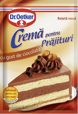 Dr.Oetker Mix Crema cu Gust de Ciocolata 3 x 55 g